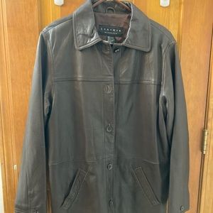 Leather elements leather jacket